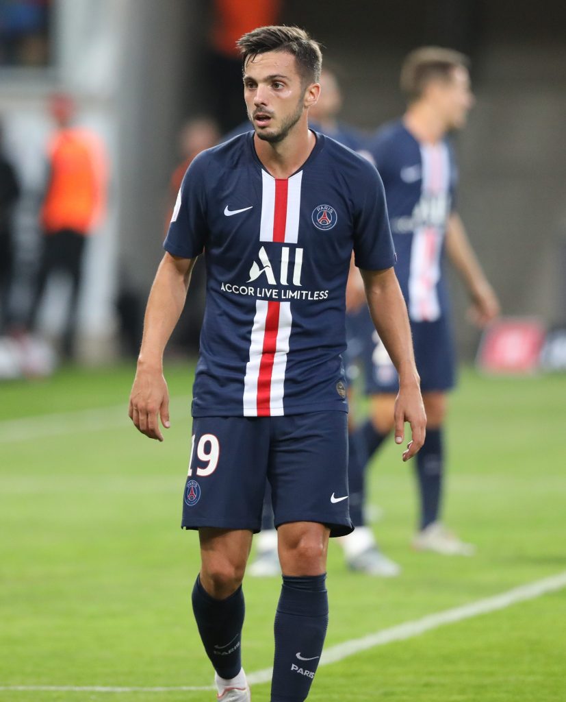 Pablo Sarabia lors d’un match avec le PSG